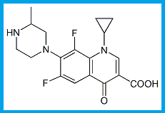 GATIFLOXACIN DESMETHOXY 8-FLUORO